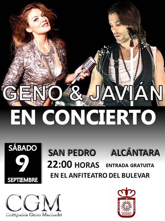 Geno y Javián en concierto